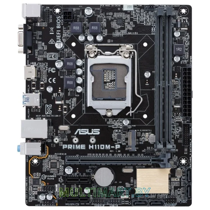 Материнская плата ASUS PRIME H110M-P